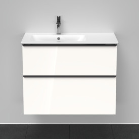 Duravit D-Neo servantskap, 81x45,2 cm, høyglans hvit