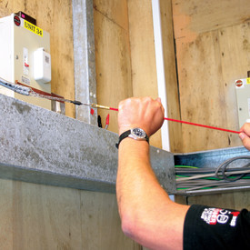 Super Rod kabelstrumpa, 11-15 mm, svart