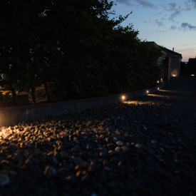 Light By Juul terrassestein kantblok med Cosmos spot, antrasitt