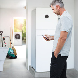 Bosch Compress 7000i AW-17 luft til vand varmepumpe, udedel, 17 kW