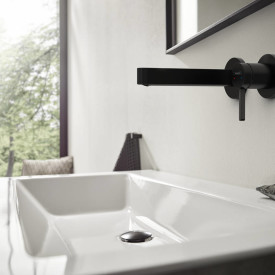 Hansgrohe Finoris servantbatteri, matt sort