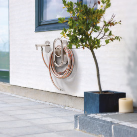 Frostline slanghållare, polerat rostfritt stål