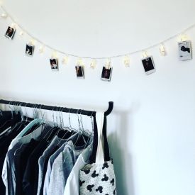 Thomson lyskjede med klemmer for bilder