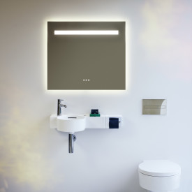 Laufen Leelo speil med lys, 70x80 cm