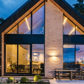 SG Edge udendørs væglampe, 3000K, grå