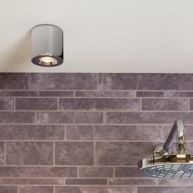 Astro Kos II udendørs loftlampe, krom