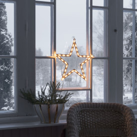 Konstsmide julstjärna till fönstret