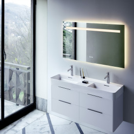 Laufen Val tvättställ, 120x42 cm, vit