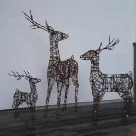 Star Trading Vixen rensdyr, 24 lys