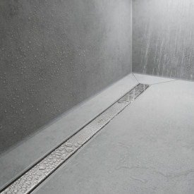 4 stk Hansgrohe Raindrain Match afløbsrende, 1000 mm, rustfrit stål