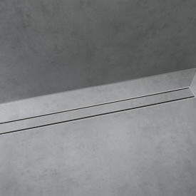 4 stk Hansgrohe Raindrain Match afløbsrende, 800 mm, rustfrit stål