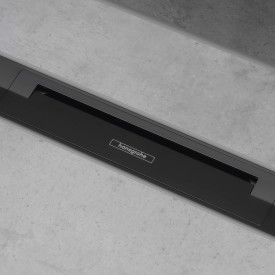 Hansgrohe Raindrain Flex avløpsrenne, 700 mm, fri plassering, matt svart