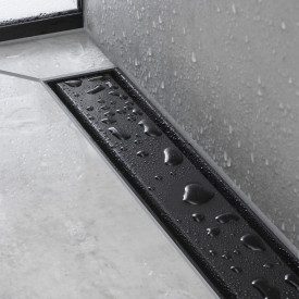 Hansgrohe Raindrain Match afløbsrende, 700 mm, mat sort