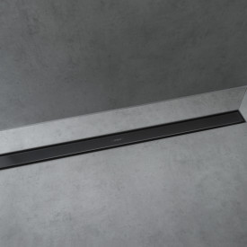 Hansgrohe Raindrain Match afløbsrende, 800 mm, mat sort