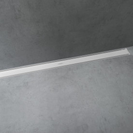 Hansgrohe Raindrain Match afløbsrende, 900 mm, mat hvid