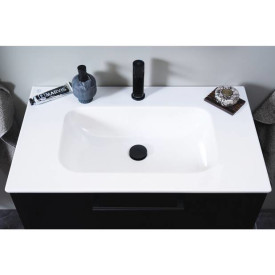 Gustavsberg Artic möbelpaket, 80x47 cm, svart ek/vit