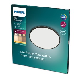 Philips myLiving SceneSwitch Super Slim plafond, sort, 2700K, Ø55 cm