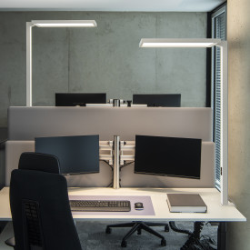 SLV Worklight klemmelampe, hvid