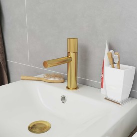 Lavabo Mira 020 servantbatteri, messing