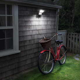 Ledvance Batteri utendørs vegglampe med sensor, enkel, hvit