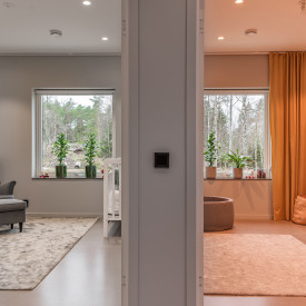 SG LEDDim Smart Push afdækning, sort