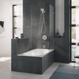 Grohe Rainshower SmartActive 130 Cube handdusch, vattenbesparande, krom