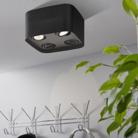 Eglo Z Caminales utenpåliggende spotlight, 4 spotlights