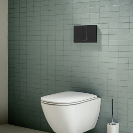 Laufen Lis AW101 spolplatta, matt svart