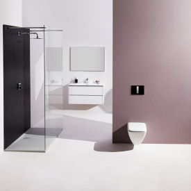 Laufen Lis AW102 spolplatta, svart