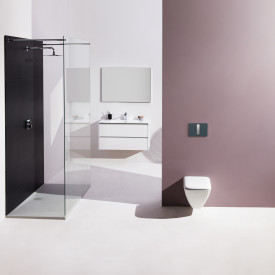 Laufen Lis AW102 spolplatta, grå