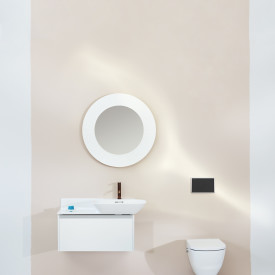 Laufen Lis AW106 spolplatta, svart