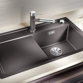 Blanco Zenar 45S-F MXI kjøkkenvask, 84,75x49,75 cm, grå