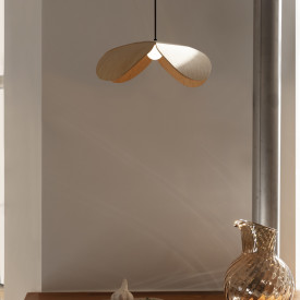 Umage Forget Me Not lampeskjerm, lyst tre, Ø38 cm