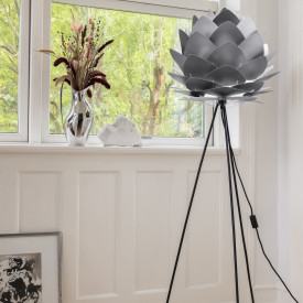 Umage Silvia lampeskjerm, grå, Ø45 cm