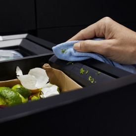 Blanco Flexon II Low 60/2 affaldssystem, 49 liter, sort