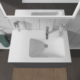 Duravit Me by Starck tvättställ, 83x49 cm, höger, matt vit