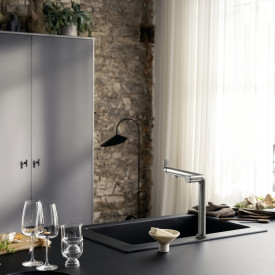 Hansgrohe Aqittura M91 kjøkkenarmatur, filtrert vann, stål