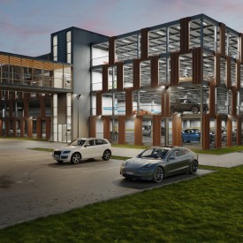 Ledvance lyskaster, sort, 3000K, 20W