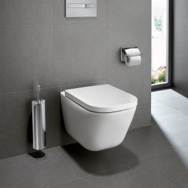 Roca Gap væghængt toilet, uden skyllekant, hvid