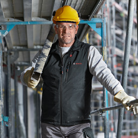 Bosch varmevest GHV 12/18V XA SOLO GAA 12V, størrelse 2XL