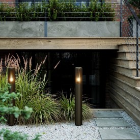 Nordlux Aludra pullert, brun, 95 cm