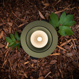 SLC One 360° SunLike indbygningsspot, 3000K, grøn