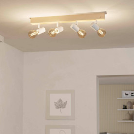 Eglo Townshend 3 spotlampe, 4 pærer, hvit