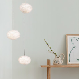 Umage Rosette Mini klyngependeloppheng, 3 lamper