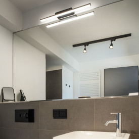 SLV Glenos spejllampe, sort