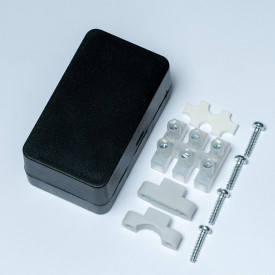 JA-US 90-02 Mini samledåse, 66x39 mm, sort