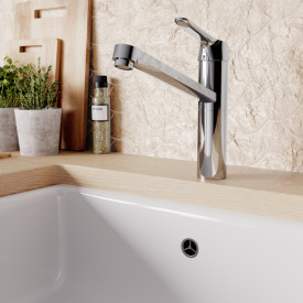 Ideal Standard Ceraflex Bluestart köksblandare, krom