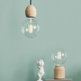 Halo Design fatningssett Round, lyst Tre