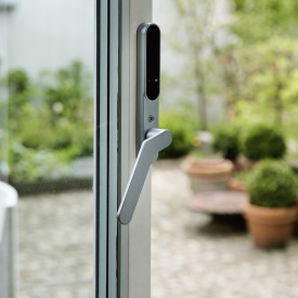 Secuyou Smart Lock dørgreb til terrassedør, indvendig, venstre, mat krom