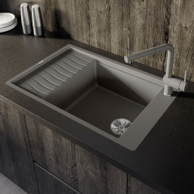 Blanco Elon XL6S-F MXI kjøkkenvask, 77x49cm, grå